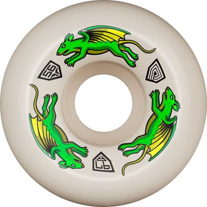 Powell Peralta | 56mm/97a Dragon Forumla Wheels - Nano Rat Shape