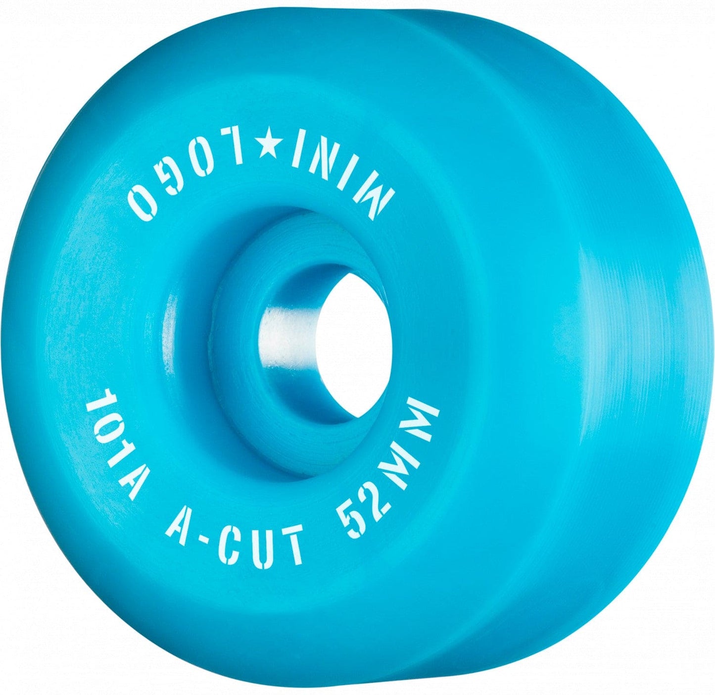 Mini Logo | 52mm/101a - Blue - Conical Shape