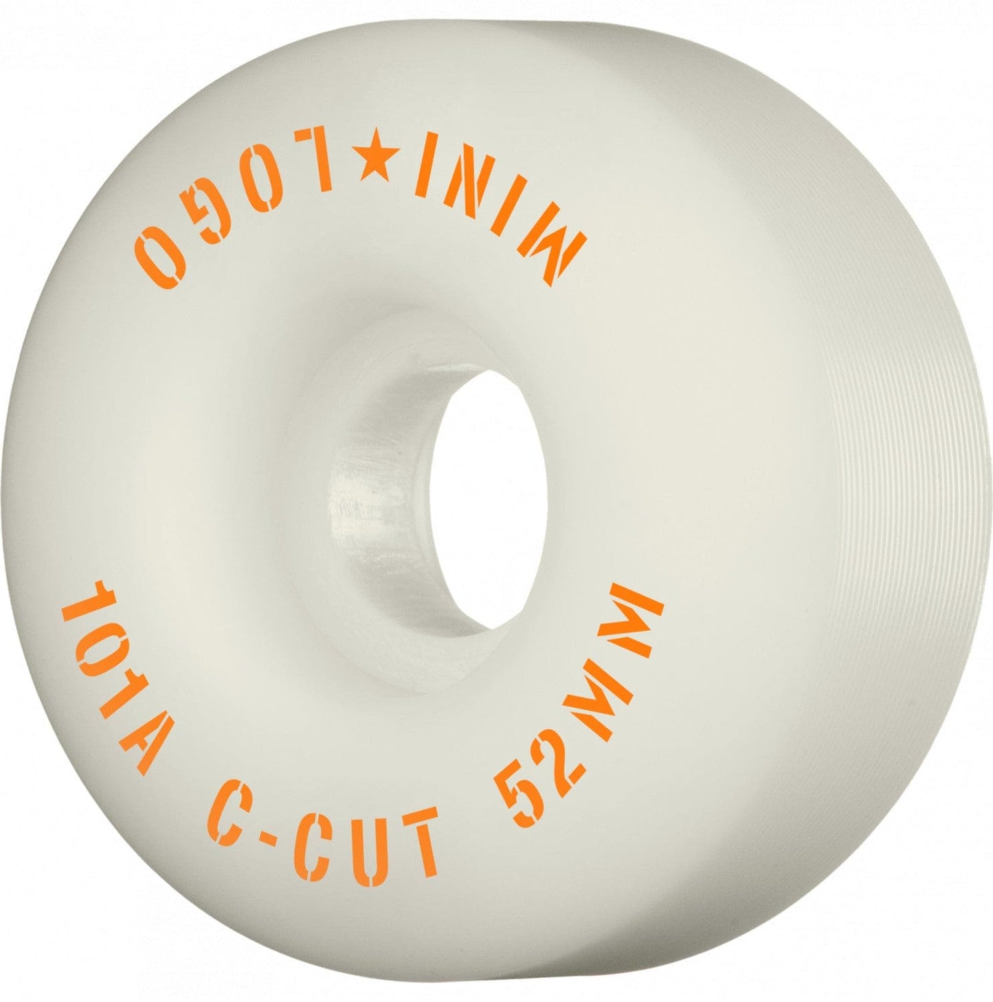 Mini Logo | 52mm/101a Logo C-Cut Wheel - White