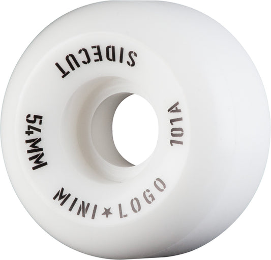 Mini Logo | 54mm/101a Skateboard Wheels - White