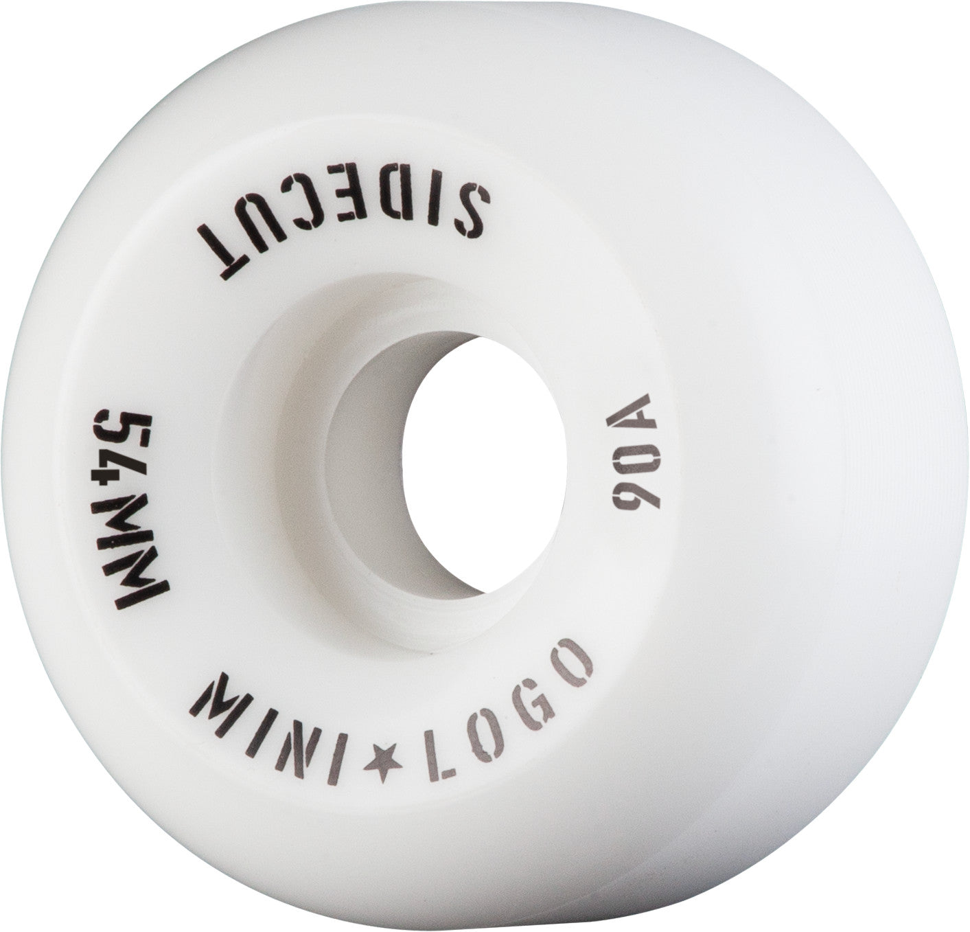 Mini Logo | 54mm/90a Skateboard Wheels - White