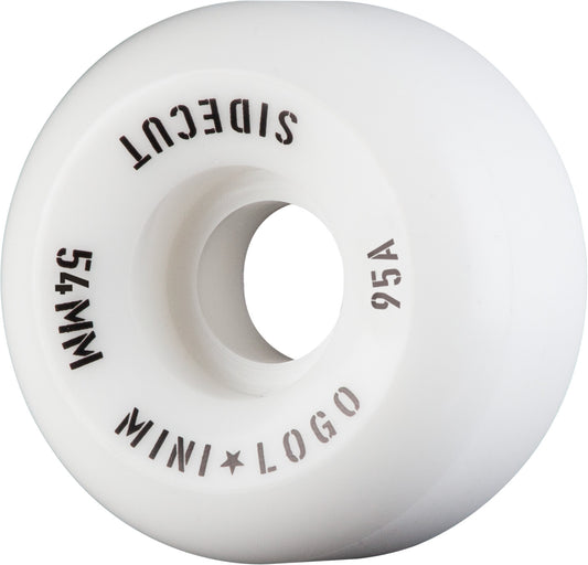 Mini Logo | 54mm/95a Skateboard Wheels - White