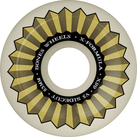 Bones | 53mm X99A V5 Sidecut X-Formula Wheels - White