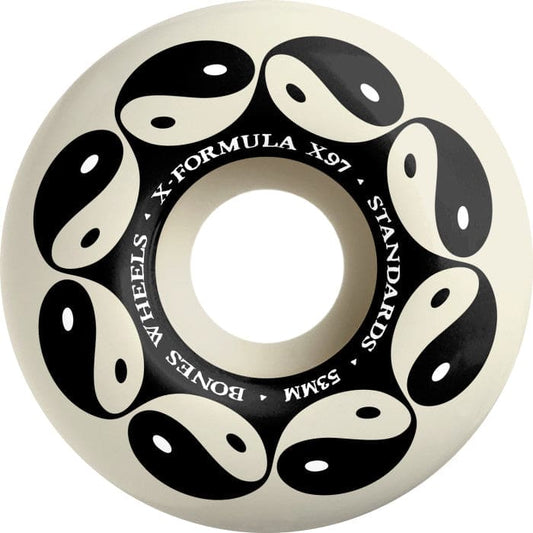 Bones | 53mm/97a X97 Standards V1 "Yin Yang" Wheels - White