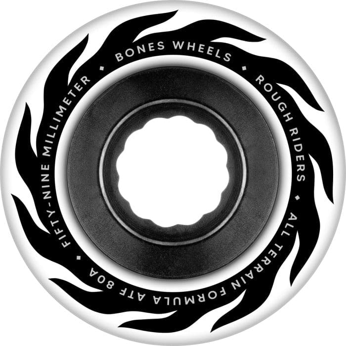 Bones | 59mm/80a Rough Riders Wheels - White
