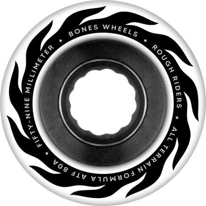Bones | 59mm/80a Rough Riders Wheels - White