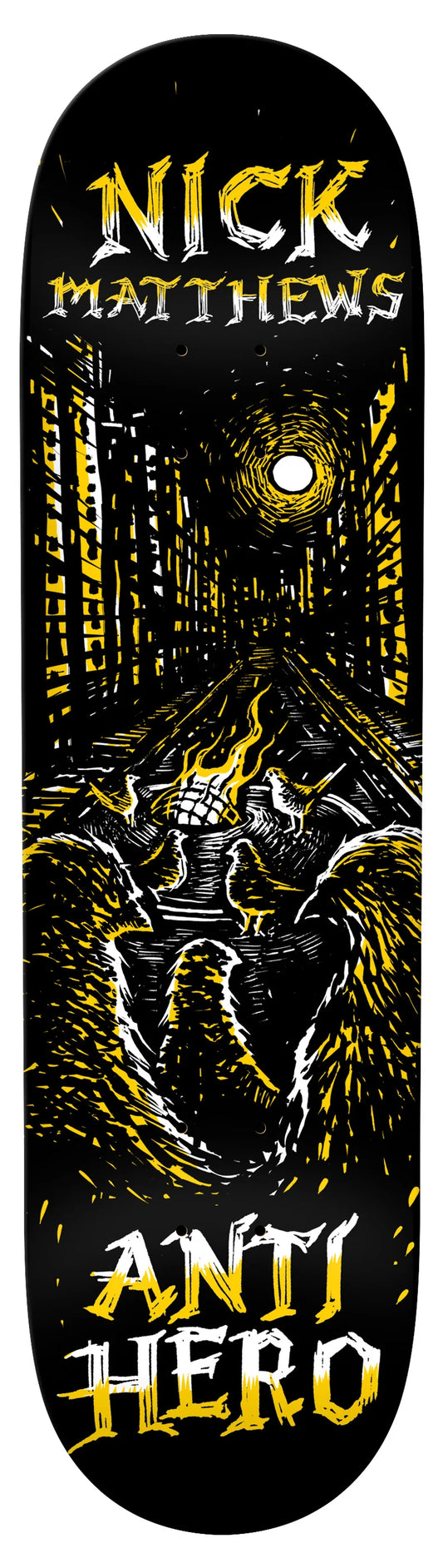 Anti-Hero | 8.5" Matthews Fireside Skateboard Deck