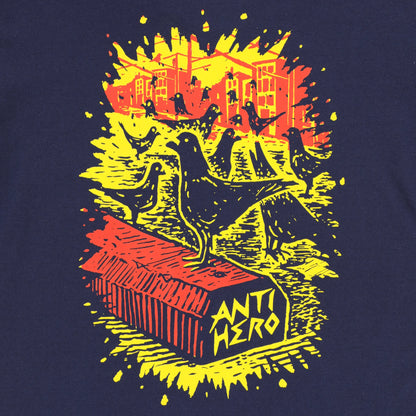 Anti-Hero | Curb Pigeons Pocket Shirt - Navy