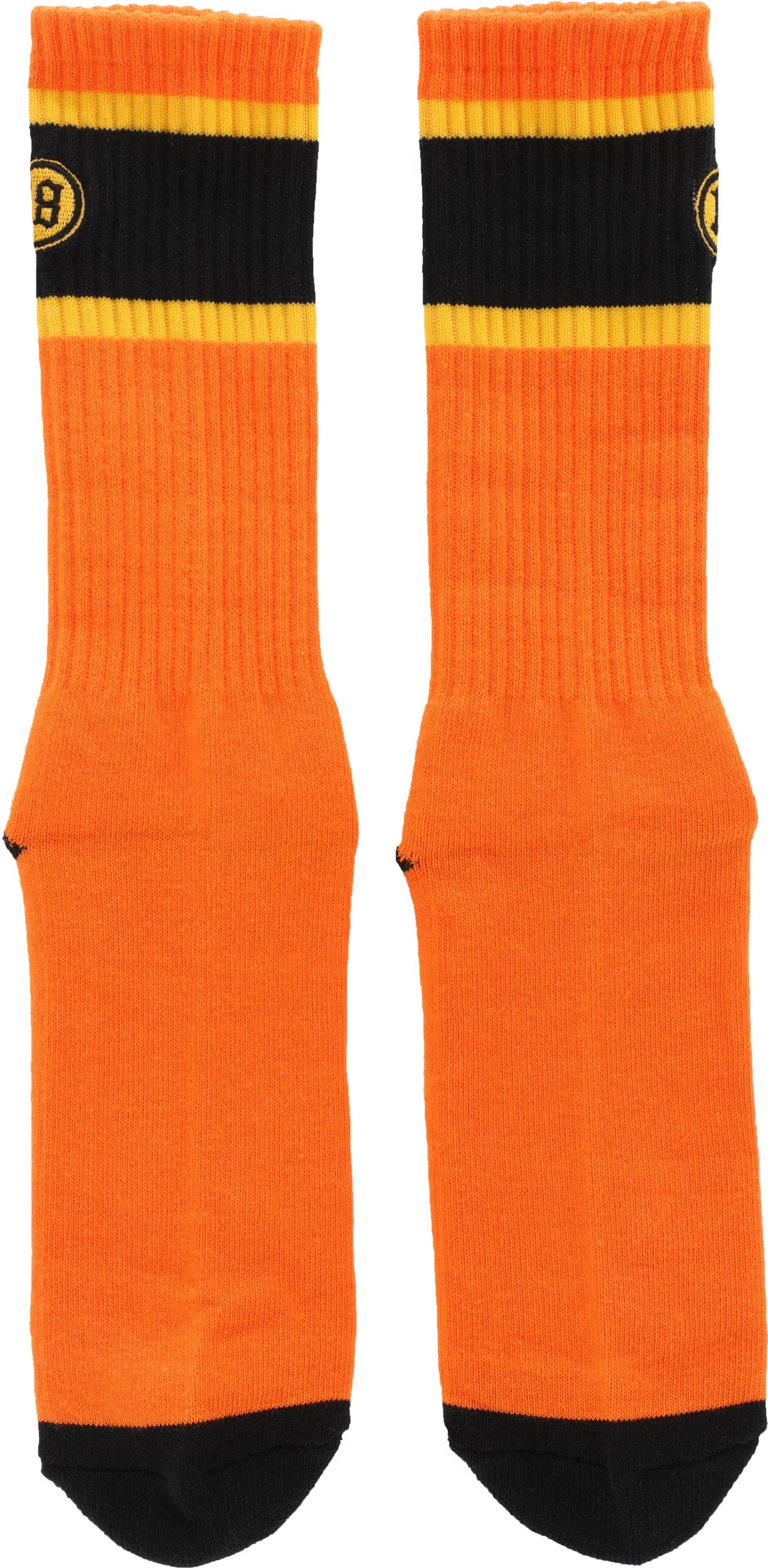 Anti-Hero | Hecho Por Skate EMB Crew Socks - Orange/Yellow/Black