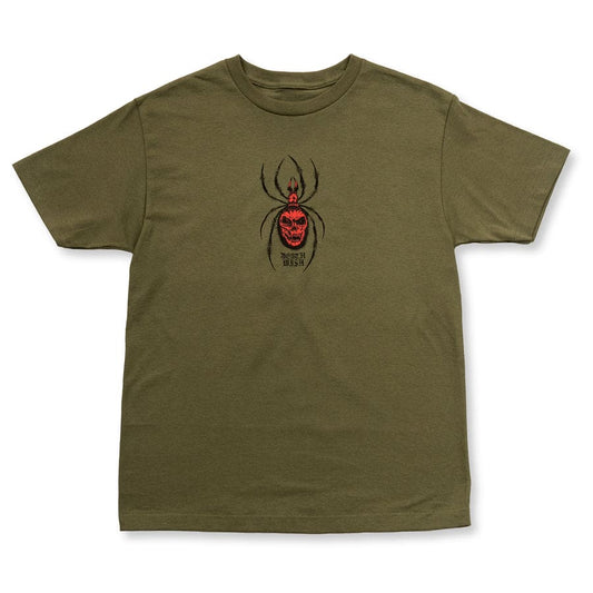 Deathwish | Arachnophobia Shirt - Military Green