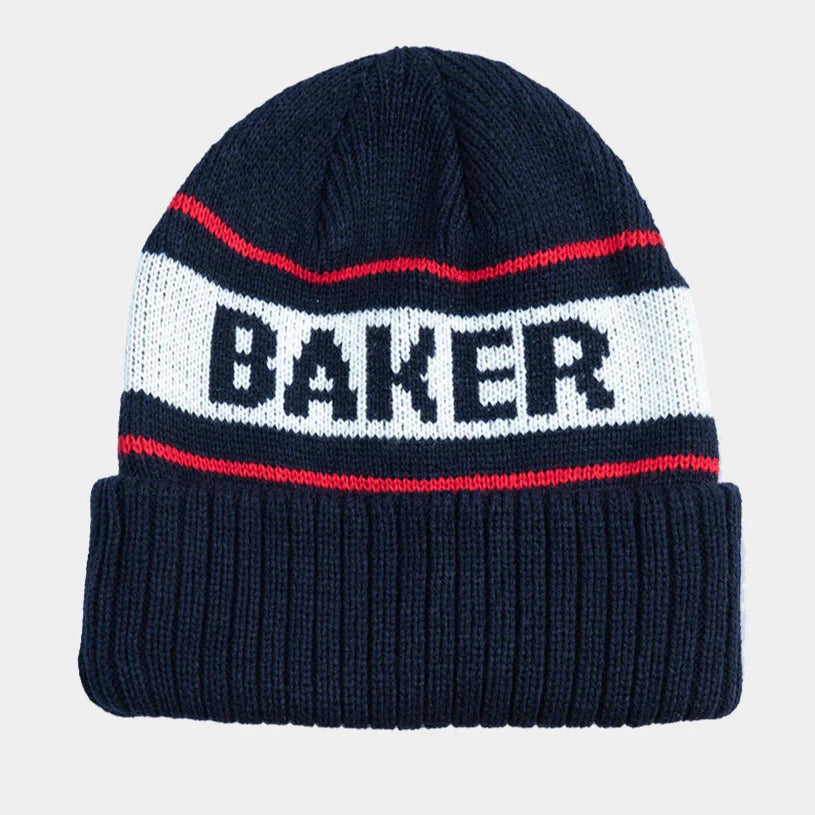 Baker | Stripe Beanie - Navy