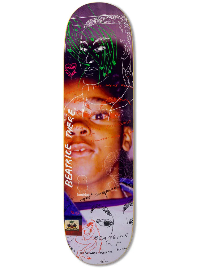 There | 8.25" Beatrice Domond Skateshop Day Guest Skateboard Deck (True Fit Mold)