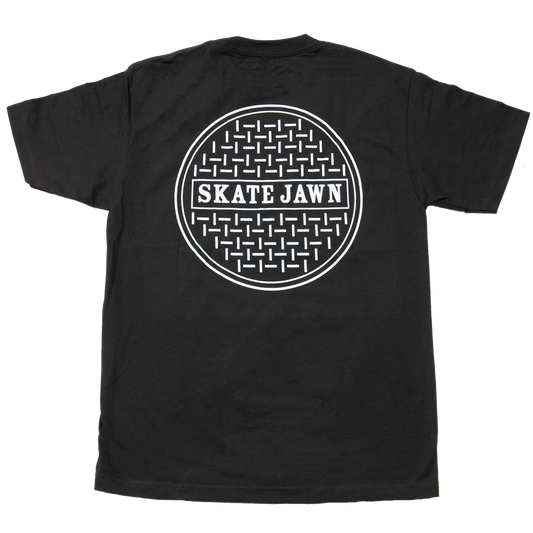 Skate Jawn | Sewer Cap Tee - Black