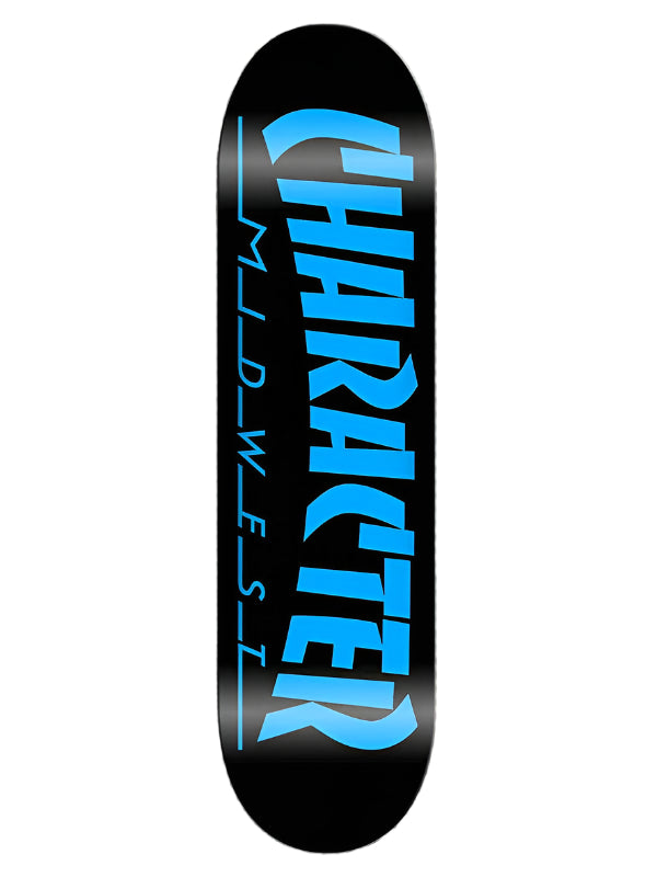 Character | 8.5" Crash & Thrash Deck - Black/Blue