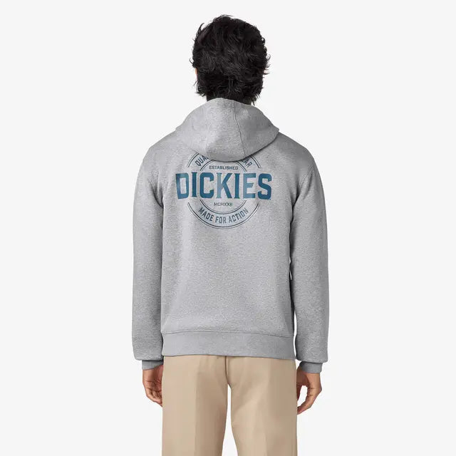 Dickies | Graphic DWR Pullover Fleece - Heather Grey