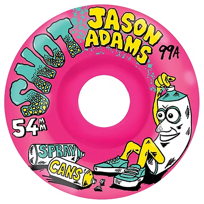 Snot | 54mm/99a Jason Adams Spray Cans Wheel - Pink