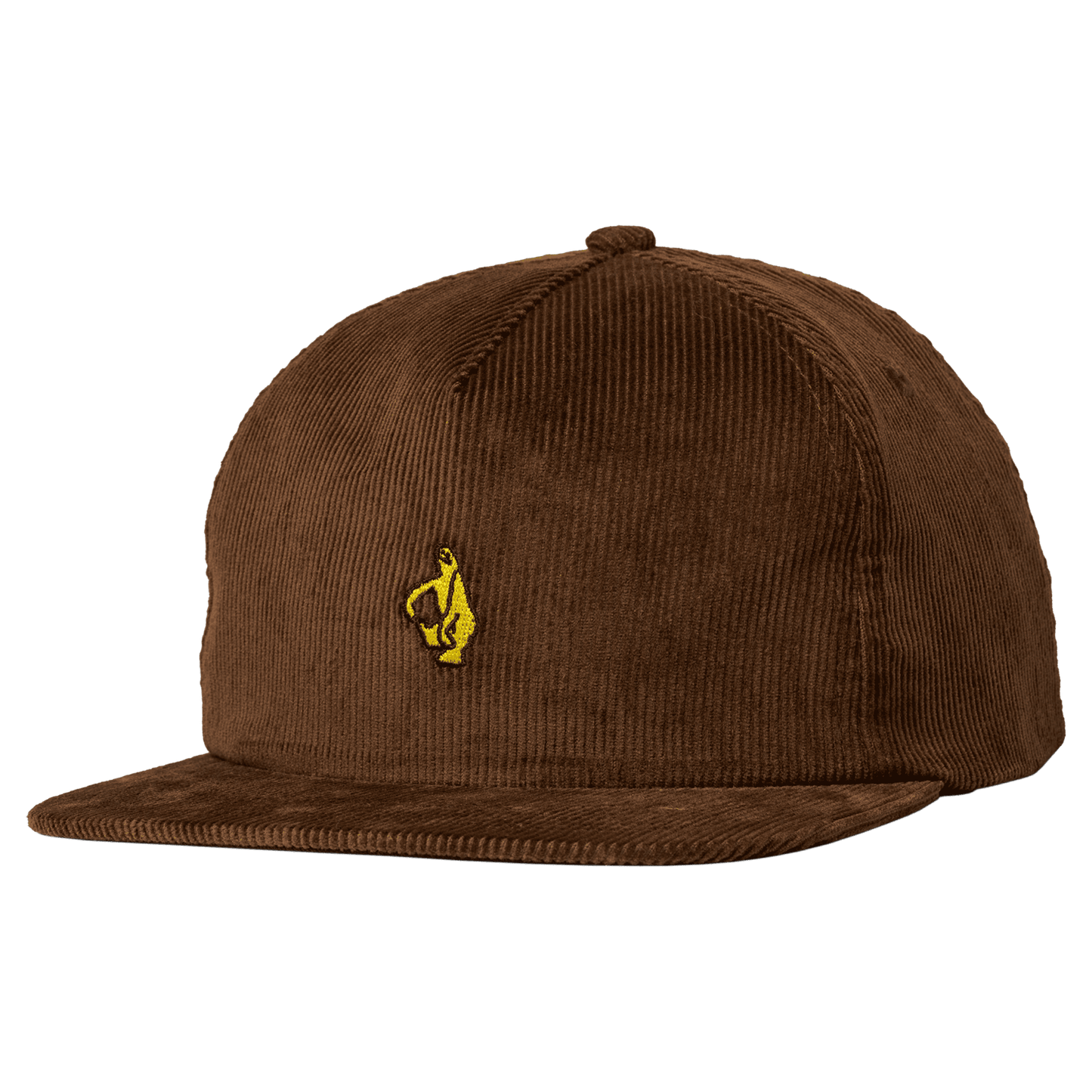 Krooked | Corduroy Shmoo Snapback Hat - Brown