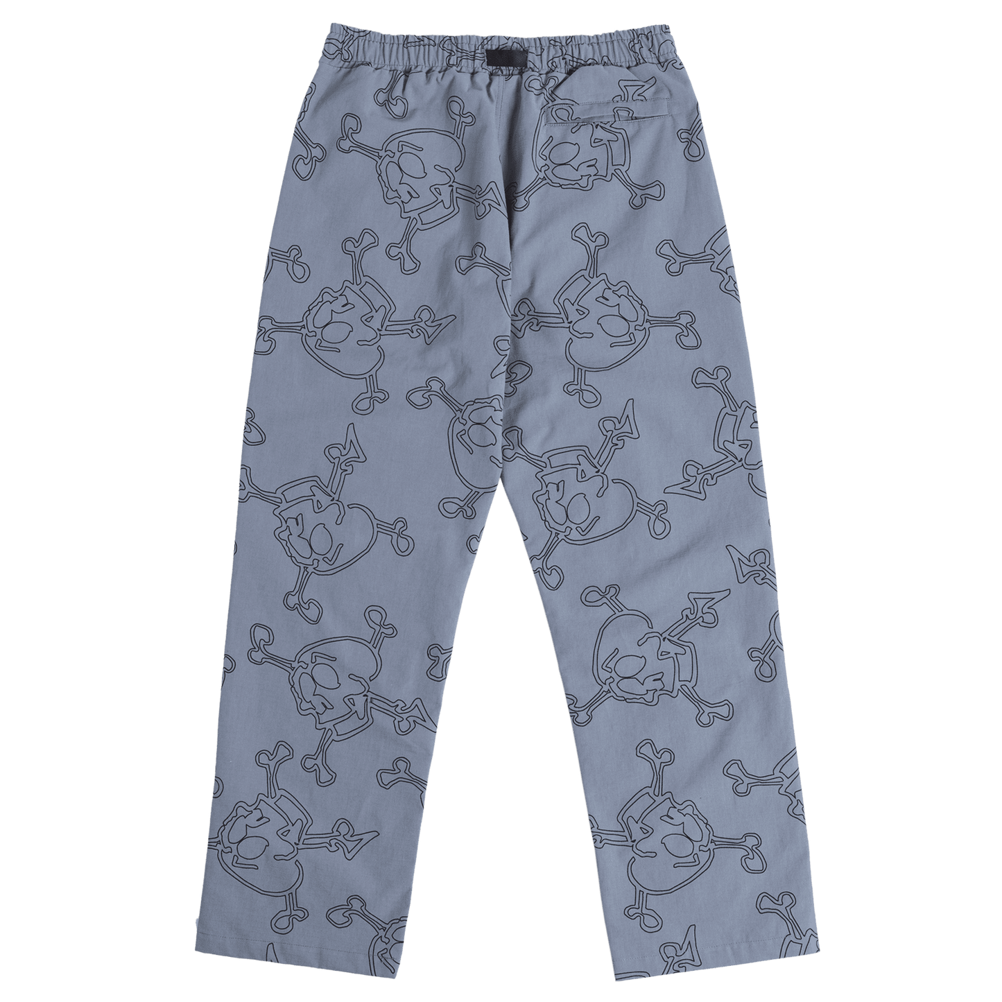 Krooked | Style Eyes Double Knee Ripstop Pants - Grey