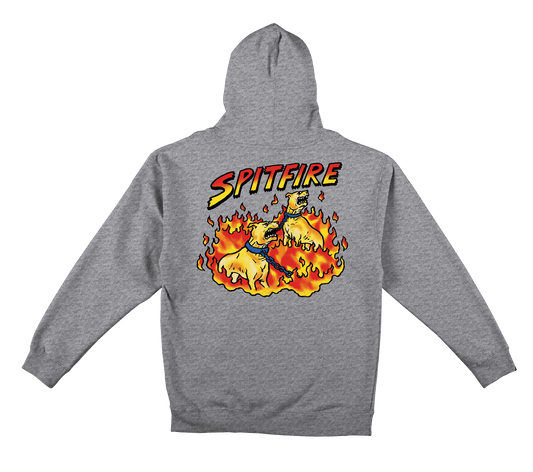 Spitfire | Hell Hounds Pullover Sweatshirt - Heather Grey