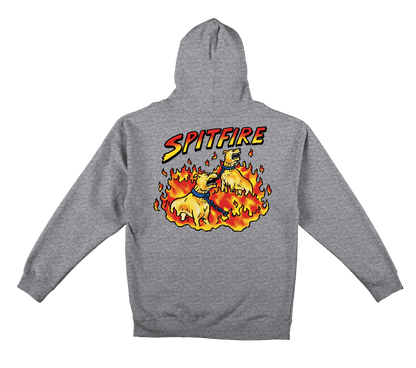 Spitfire | Hell Hounds Pullover Sweatshirt - Heather Grey