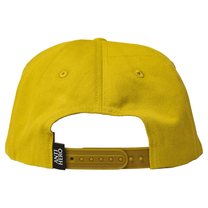 Anti-Hero | Basic Pigeon Round Snapback Hat - Mustard