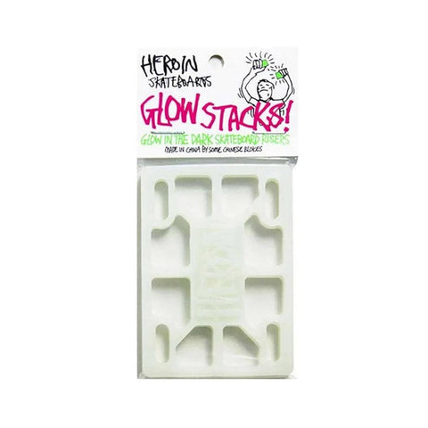 Heroin | Glow Stacks 1/8" Riser Pads (Glow In The Dark)