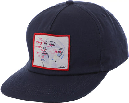 Stare Snapback Hat - Navy