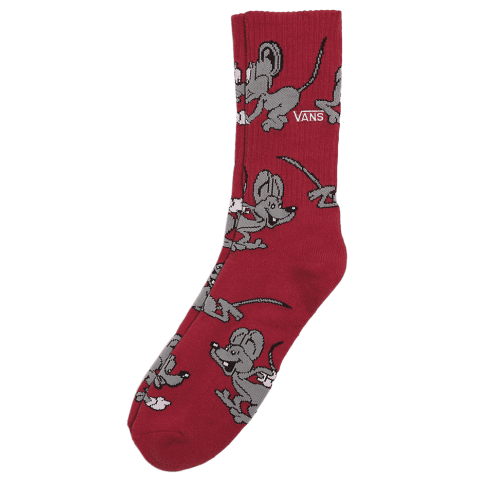 Vans | Crew Socks - Red Mouse