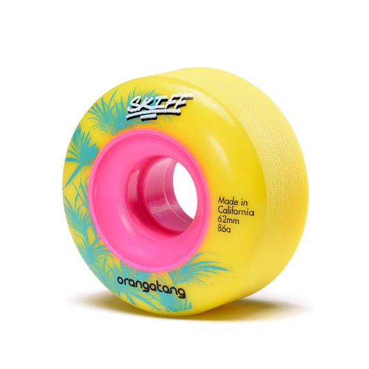 Orangatang | 62mm/86a Skiff Wheels - Yellow