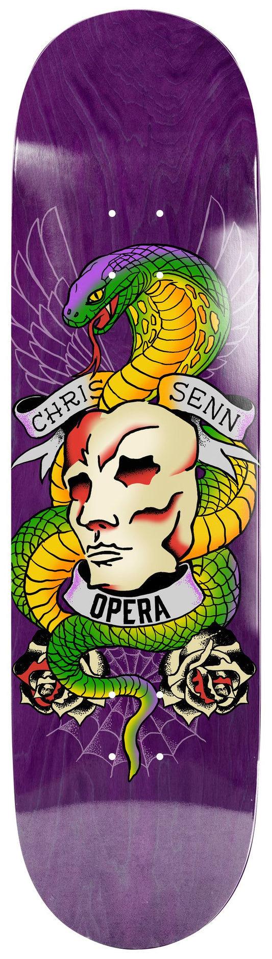 Opera | 8.75" Chris Senn Skateshop Day Guest Skateboard Deck