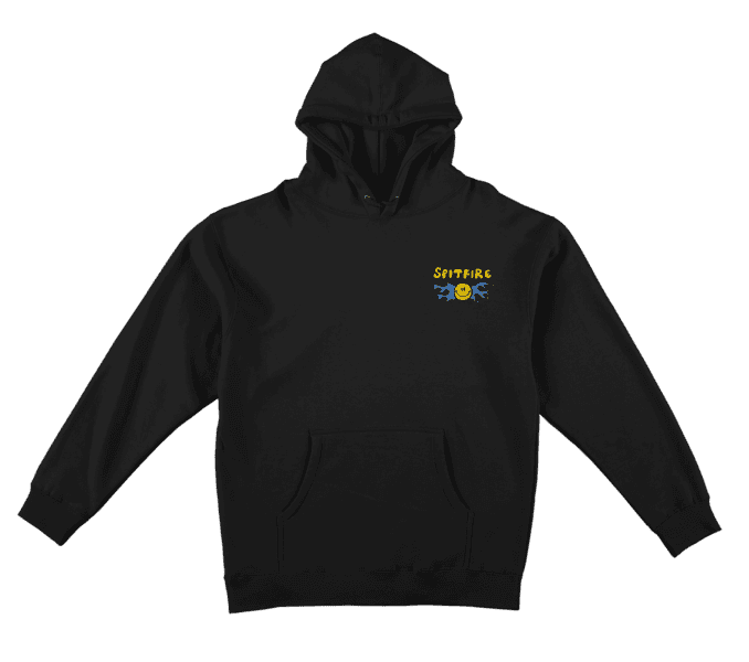 Spitfire | Happy Classic Pullover Sweatshirt - Black