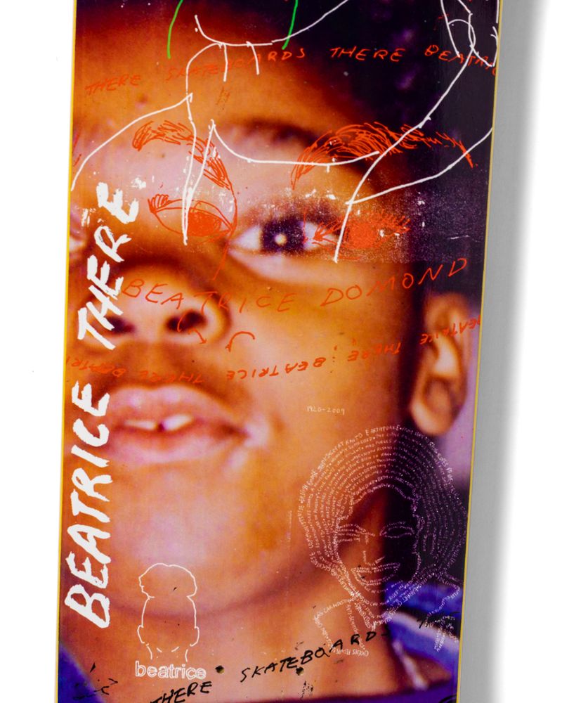 There | 8.25" Beatrice Domond Skateshop Day Guest Skateboard Deck (True Fit Mold)