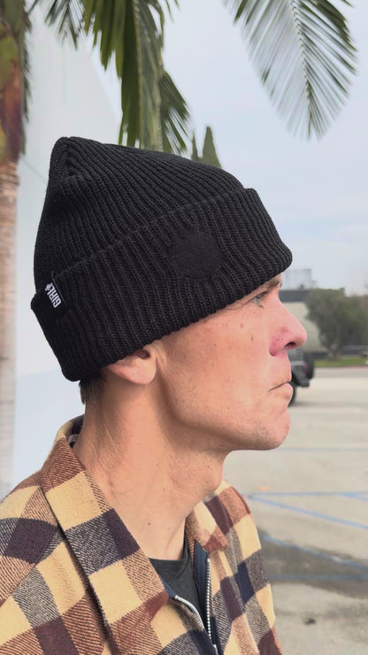 Girl | Legend Head Patch Beanie - Black