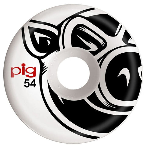 Pig Wheels | 54mm/101a Conical Natural - White