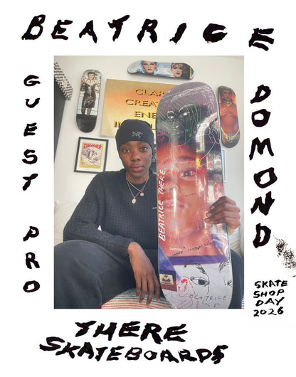 There | 8.25" Beatrice Domond Skateshop Day Guest Skateboard Deck (True Fit Mold)