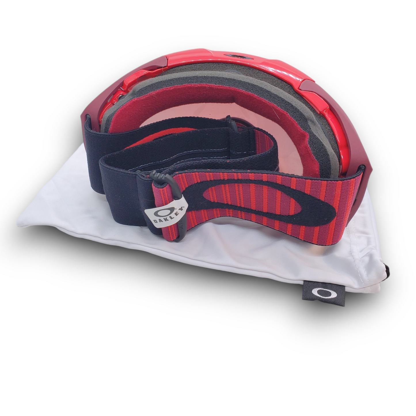Oakley | Airbrake XL Goggles - Obsessed Lines Red/Prizm Torch Lens & Prism Rose Lens