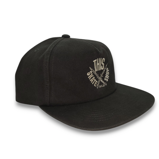 THIS | Classic Daggers Snapback Hat - Vintage Black