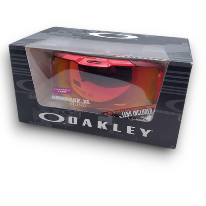 Oakley | Airbrake XL Goggles - Obsessed Lines Red/Prizm Torch Lens & Prism Rose Lens