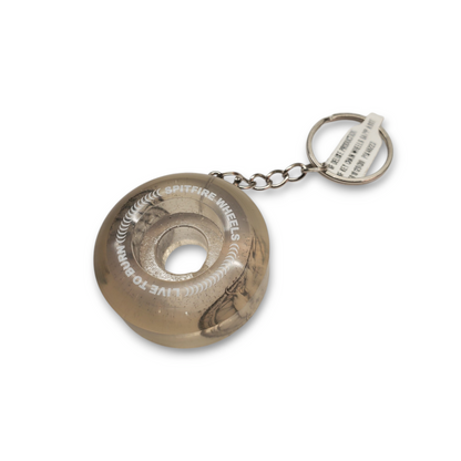 Spitfire | Wheel Keychain - Sapphire Clear Glitter Grimplestix