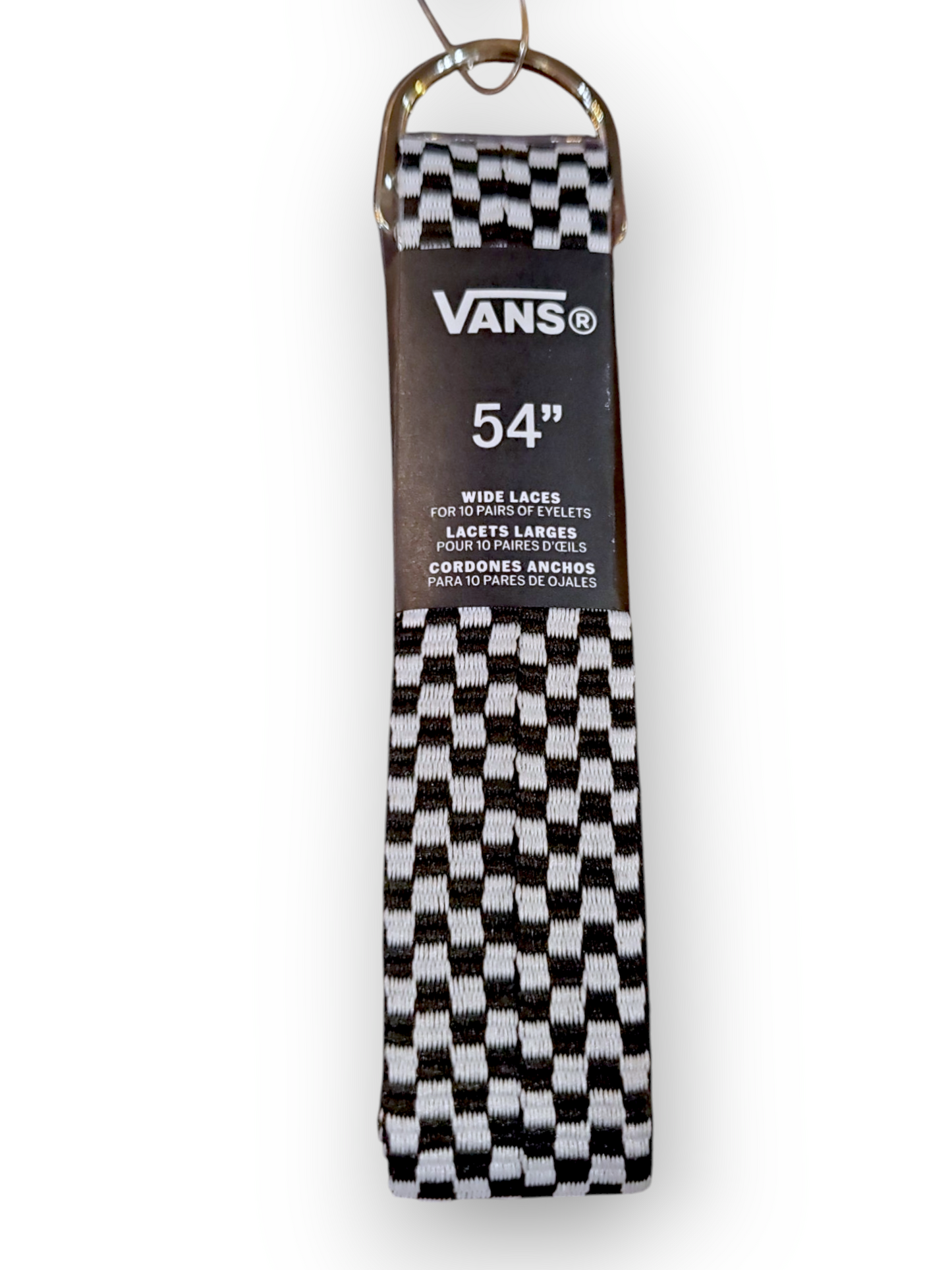 Vans | 54" FAT Shoe Laces - Black/White Checker