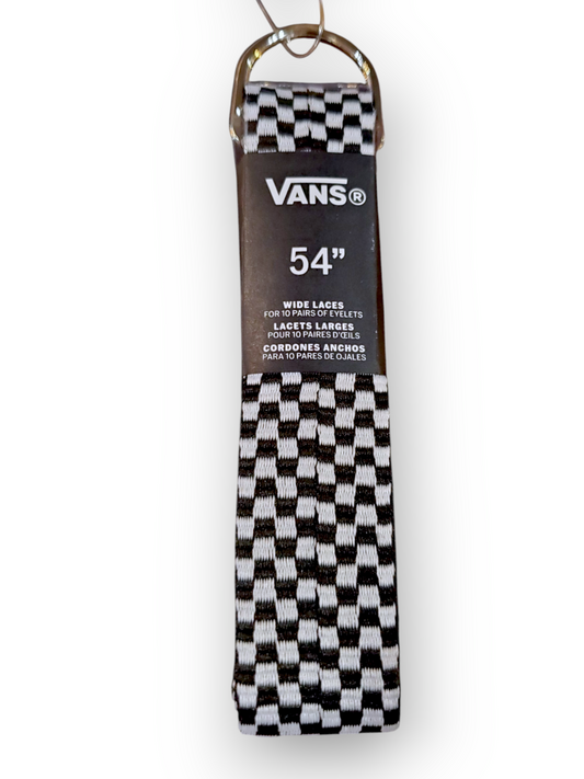 Vans | 54" FAT Shoe Laces - Black/White Checker