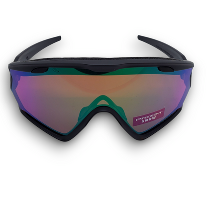 Oakley | Wind Jacket 2.0 Sunglasses - Matte Black/Prism Snow Jade Lens