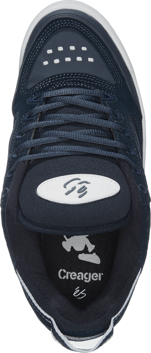 Es | Creager Skateboarding Shoes - Navy/White