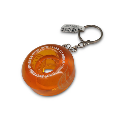 Spitfire | Wheel Keychain - Sapphire Orange