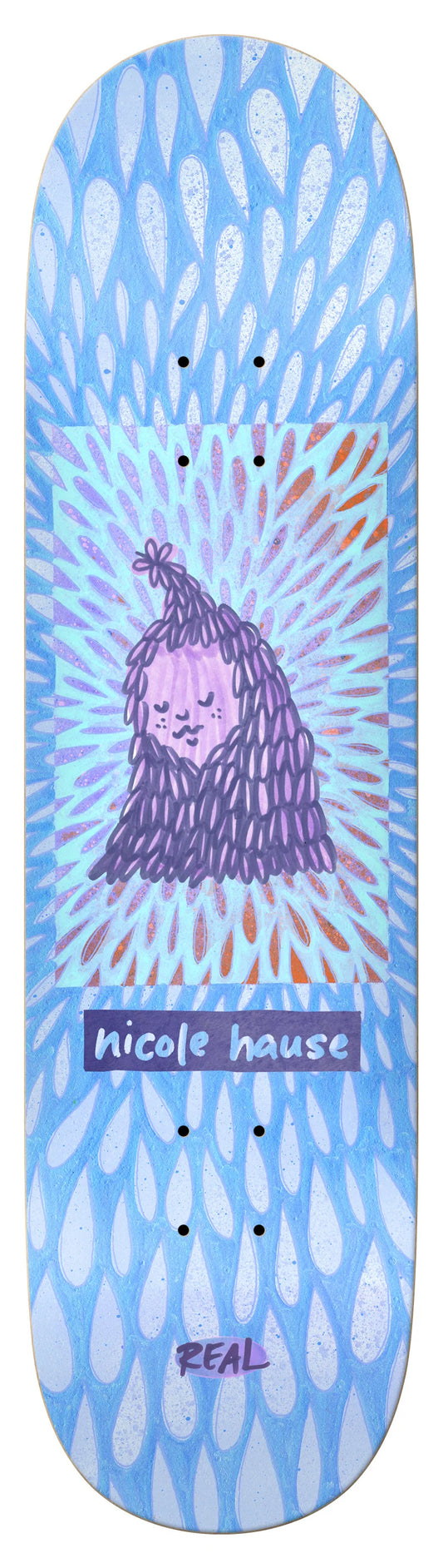 Real | 8.25" True Fit Nicole Echos Skateboard Deck