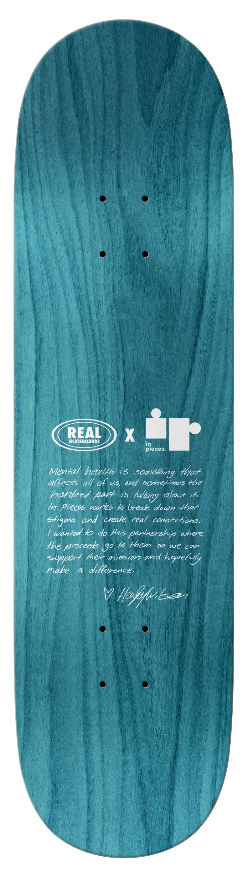 Real | 8.25" True Fit Hayley Pieces Skateboard Deck