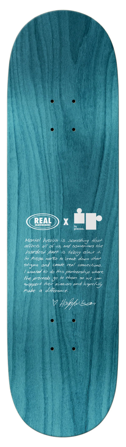Real | 8.25" True Fit Hayley Pieces Skateboard Deck