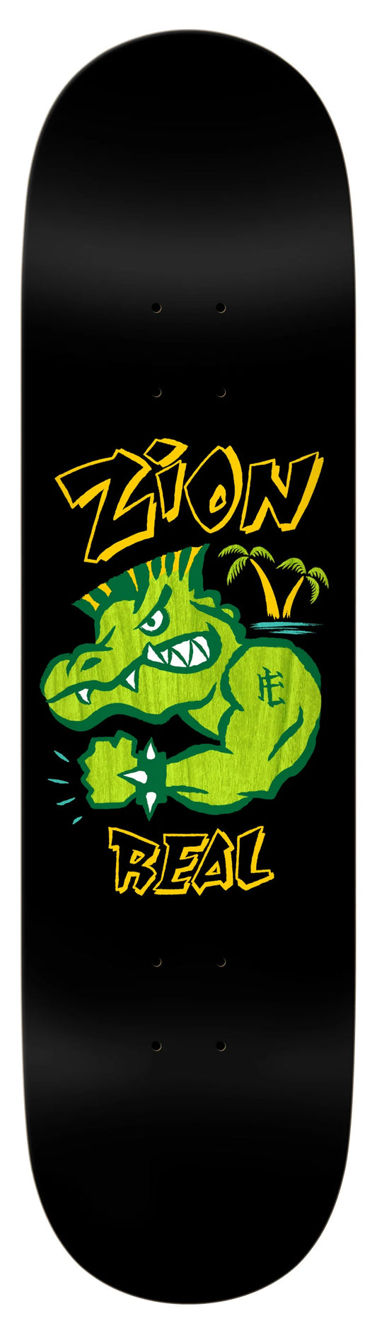 Real | 8.5" Heavyweight Construction Zion Bad Gator Skateboard Deck