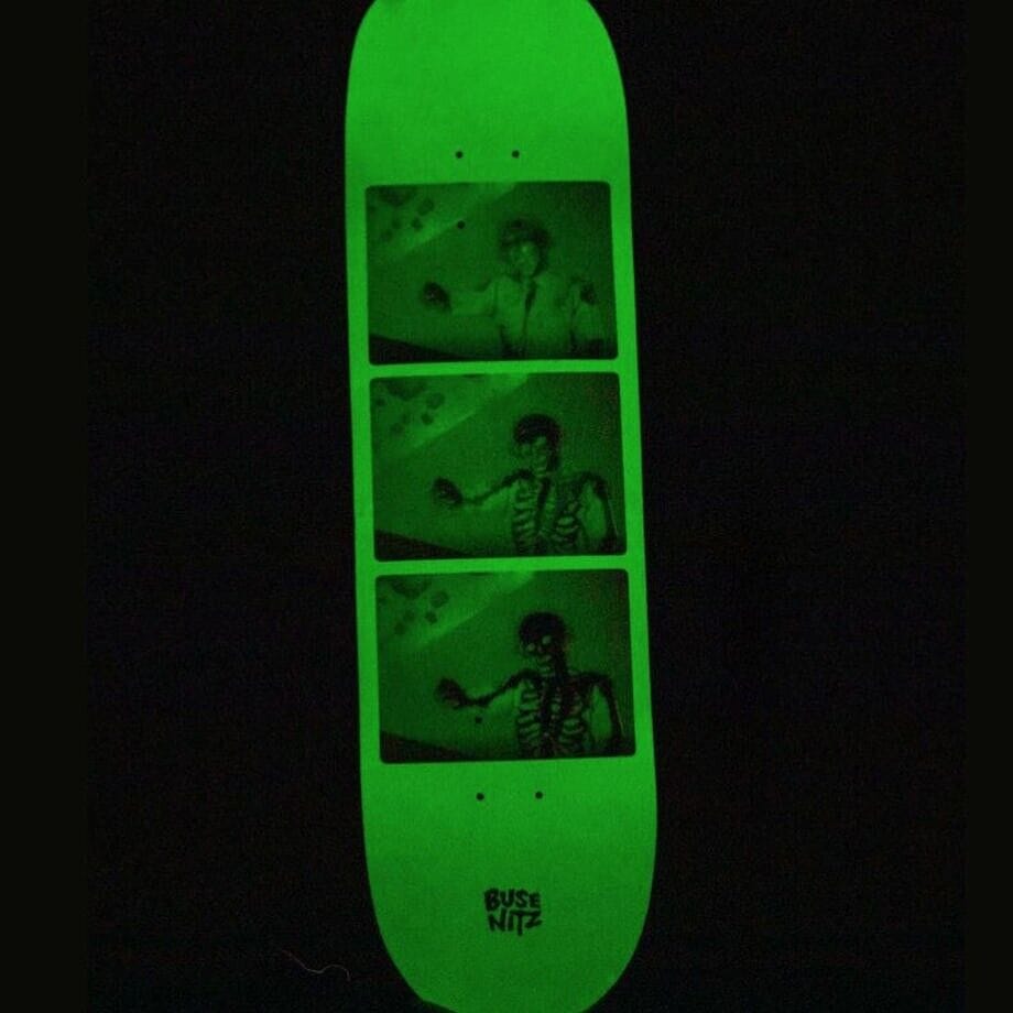 Real | 8.5" Busenitz Shock Therapy Deck (GLOW IN THE DARK)