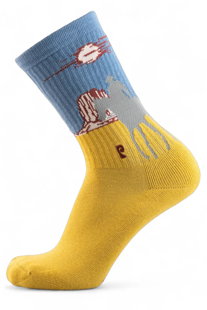 Psockadelic | Santa Fe Socks - Misted Yellow